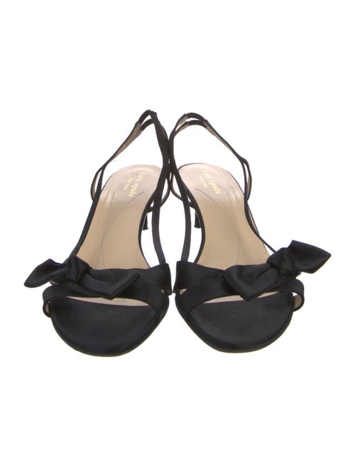 Kate Spade New York Satin Bow Accents Slingback Sandals