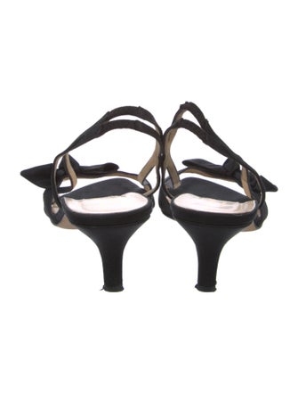 Kate Spade New York Satin Bow Accents Slingback Sandals