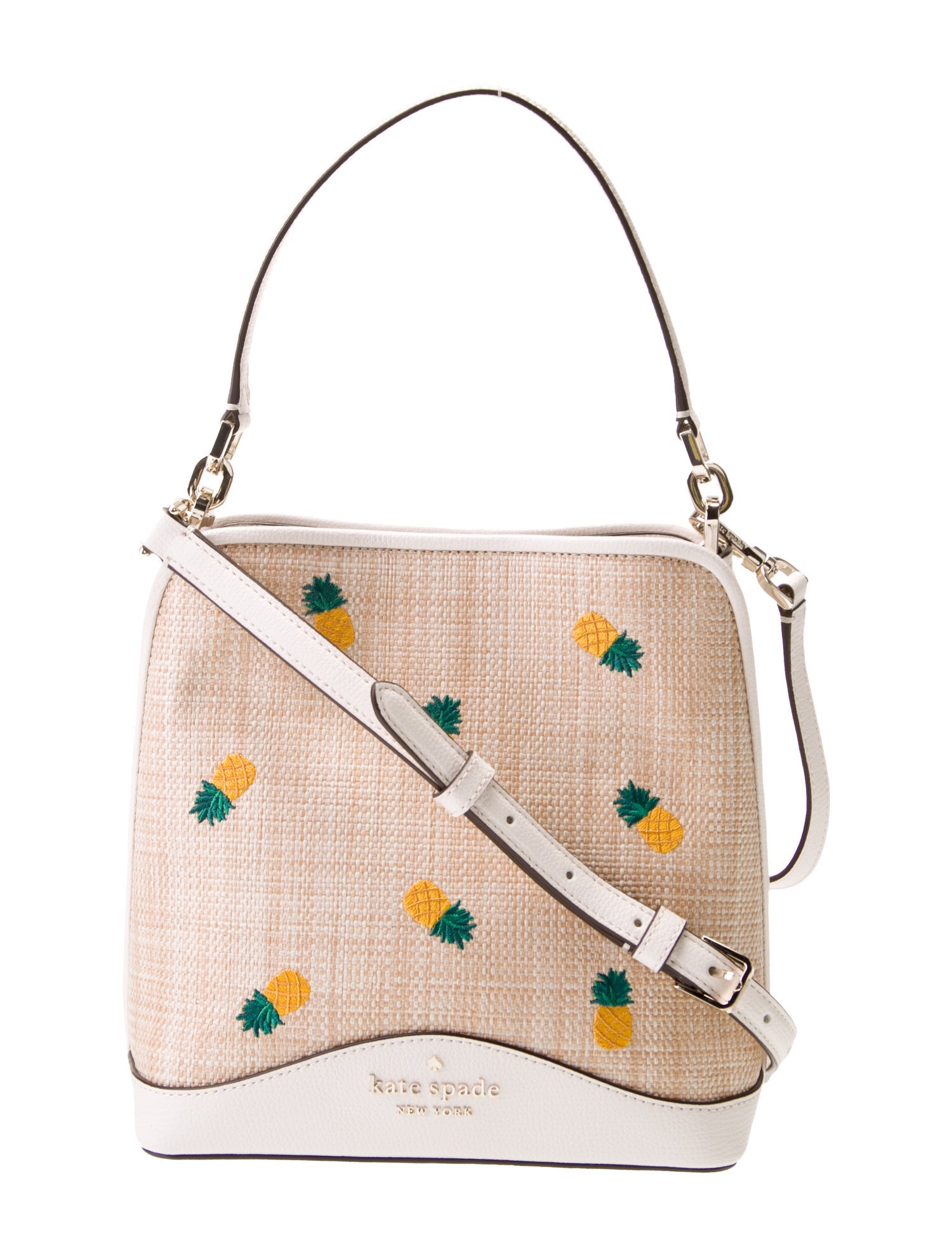 Kate Spade New York Raffia Top Handle Bag