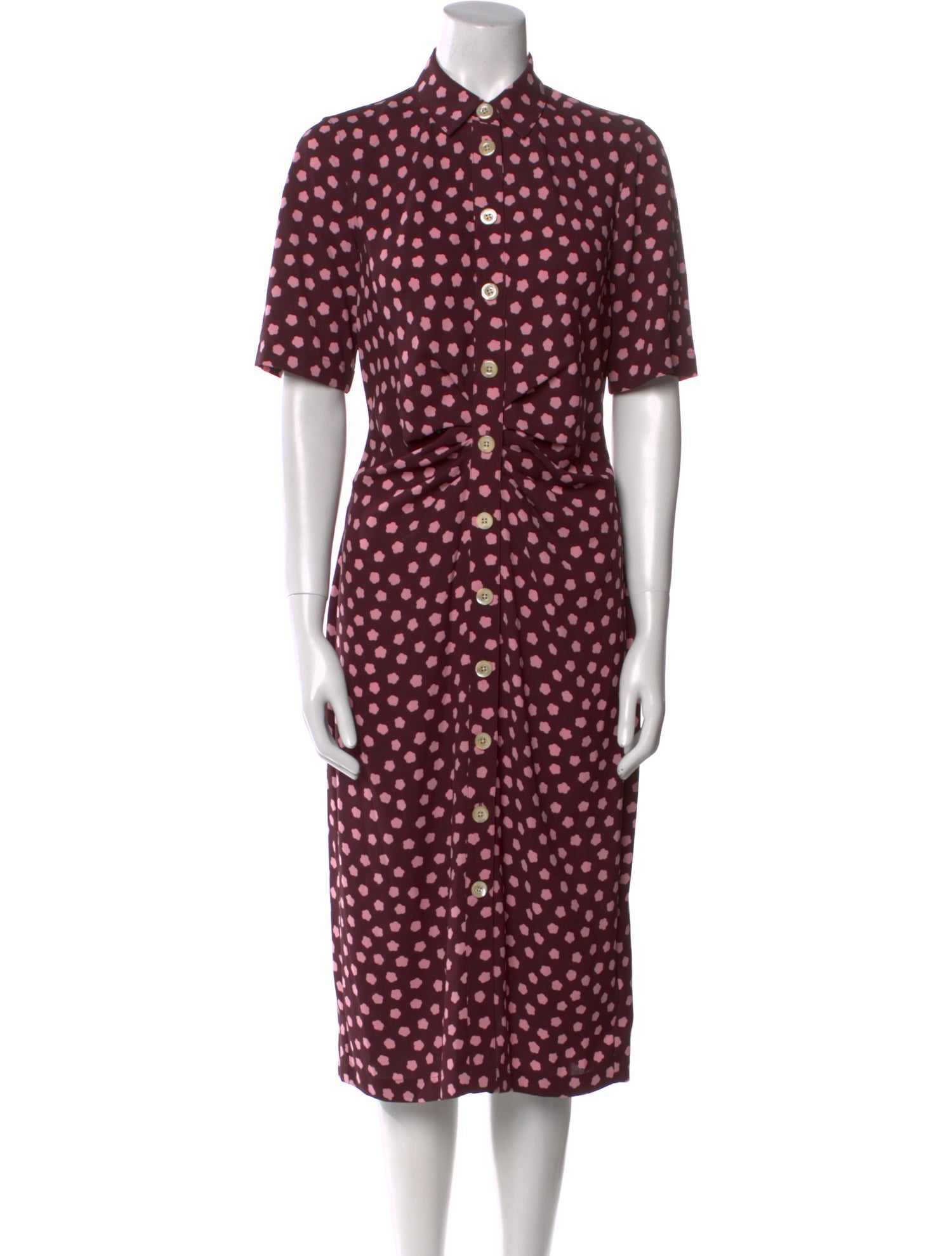 Kate Spade New York Polka Dot Print Midi Length Dress w/ Tags