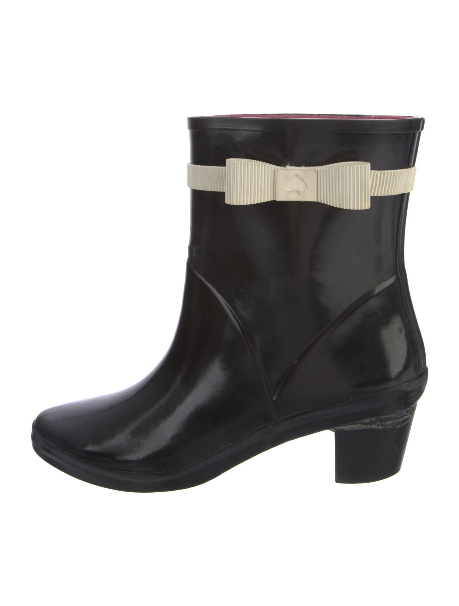 Kate Spade New York Rubber Bow Accents Rain Boots