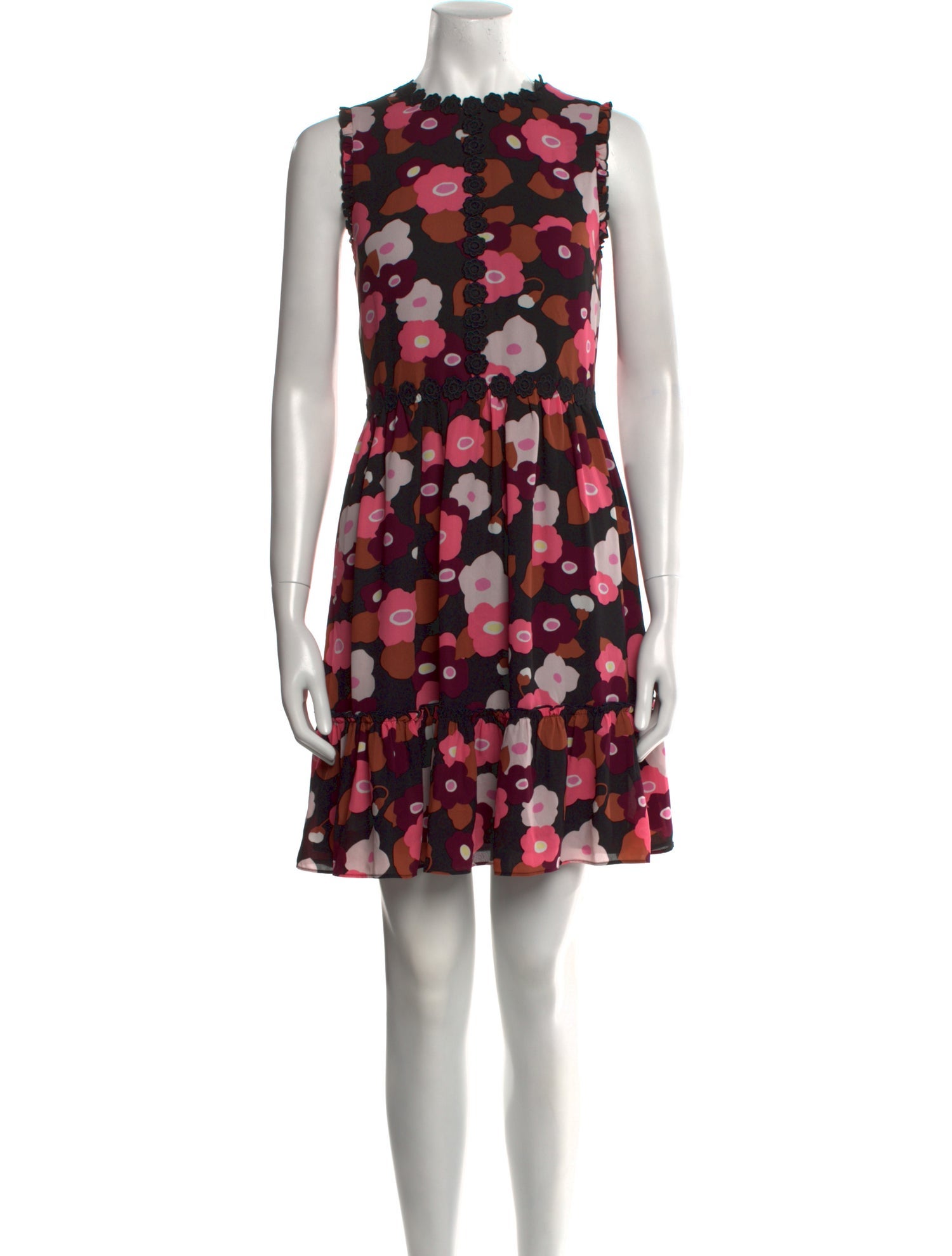 Kate Spade New York Floral Print Mini Dress