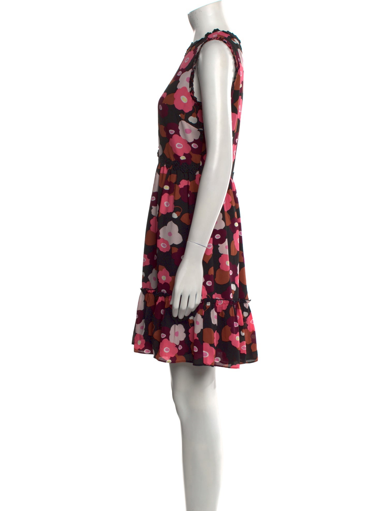 Kate Spade New York Floral Print Mini Dress