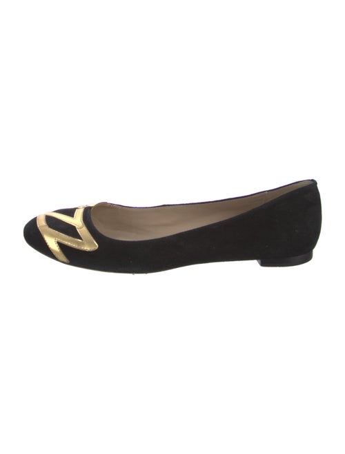 Kate Spade New York Suede Graphic Print Flats