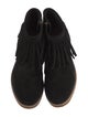 Kate Spade New York Suede Fringe Trim Accent Lace-Up Boots