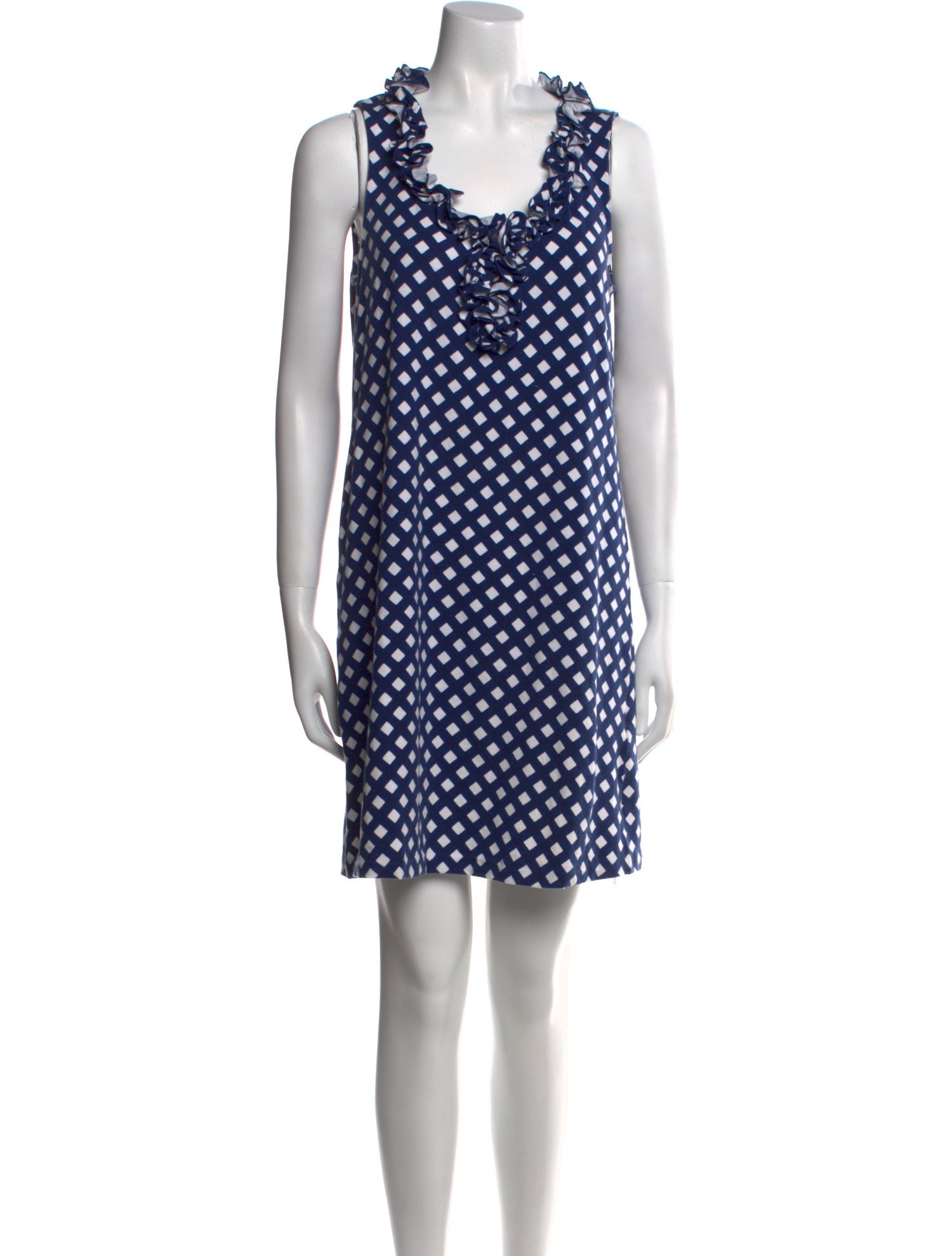 Kate Spade New York Plaid Print Mini Dress