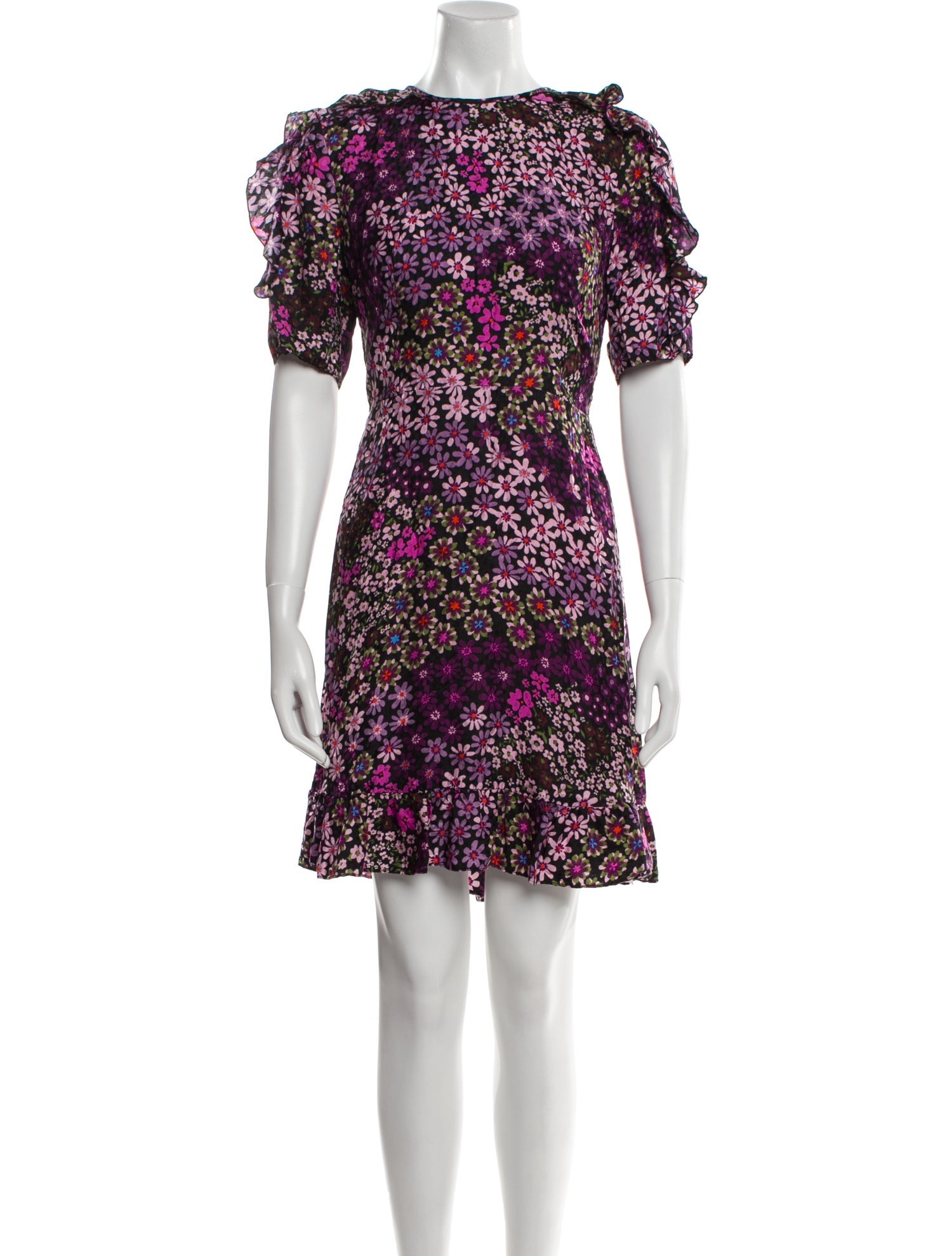Kate Spade New York Floral Print Mini Dress