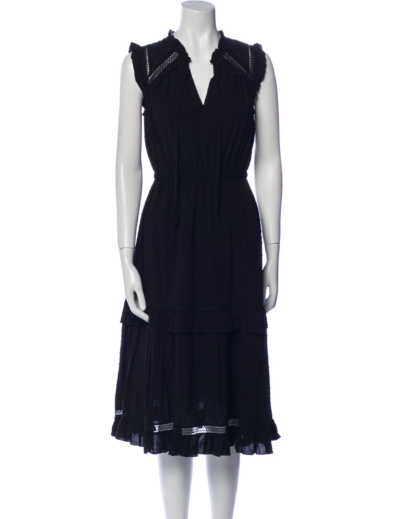 Kate Spade New York V-Neck Midi Length Dress