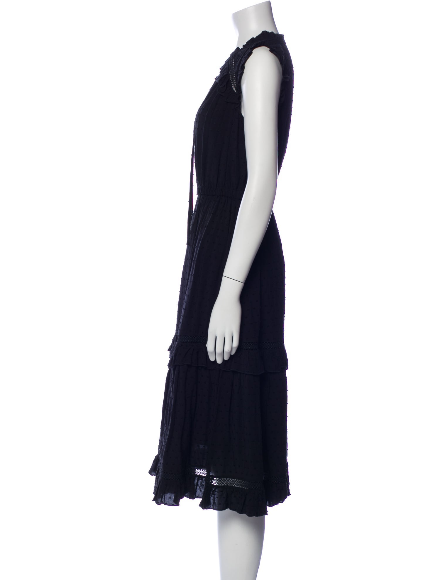 Kate Spade New York V-Neck Midi Length Dress