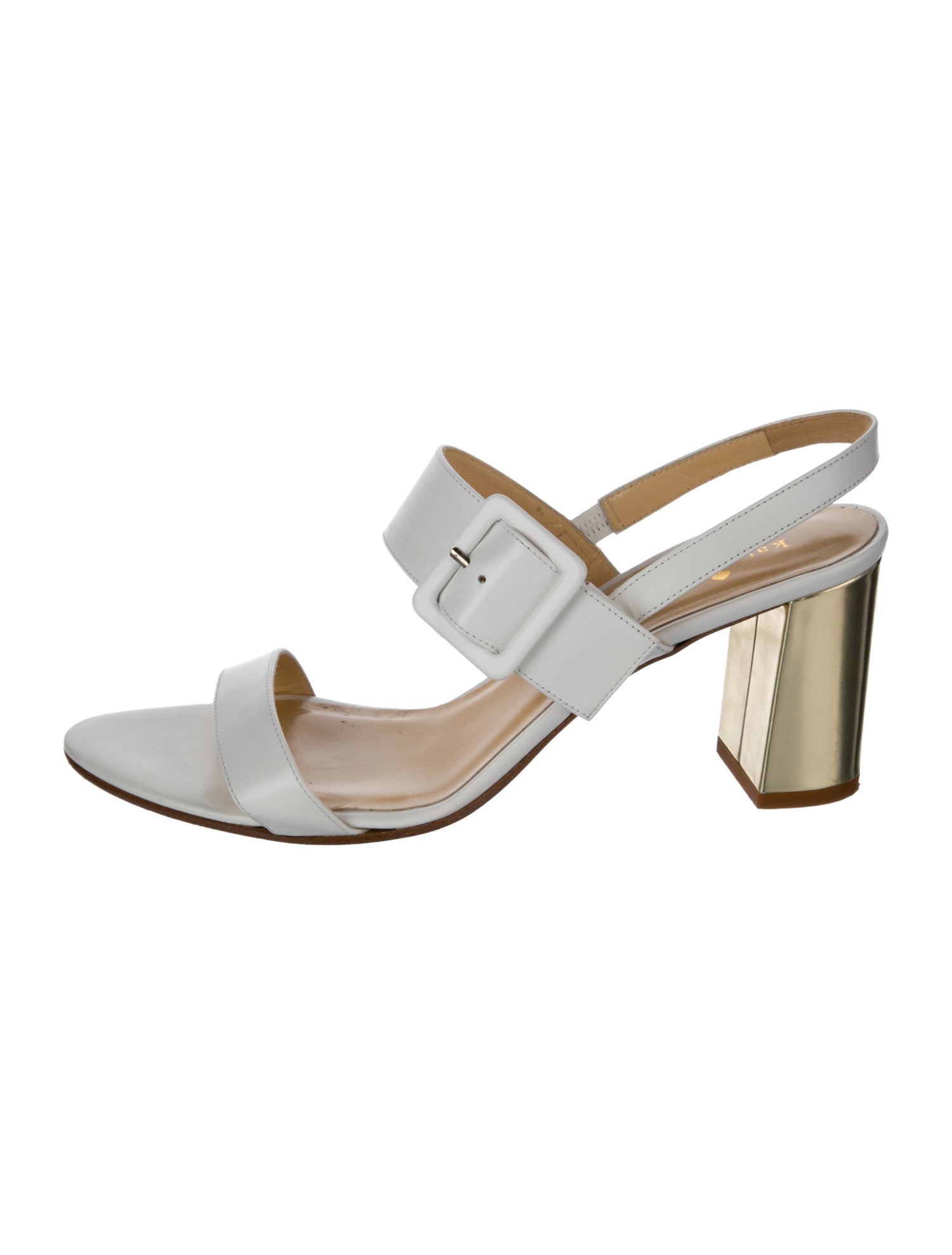 Kate Spade New York Patent Leather Slingback Sandals