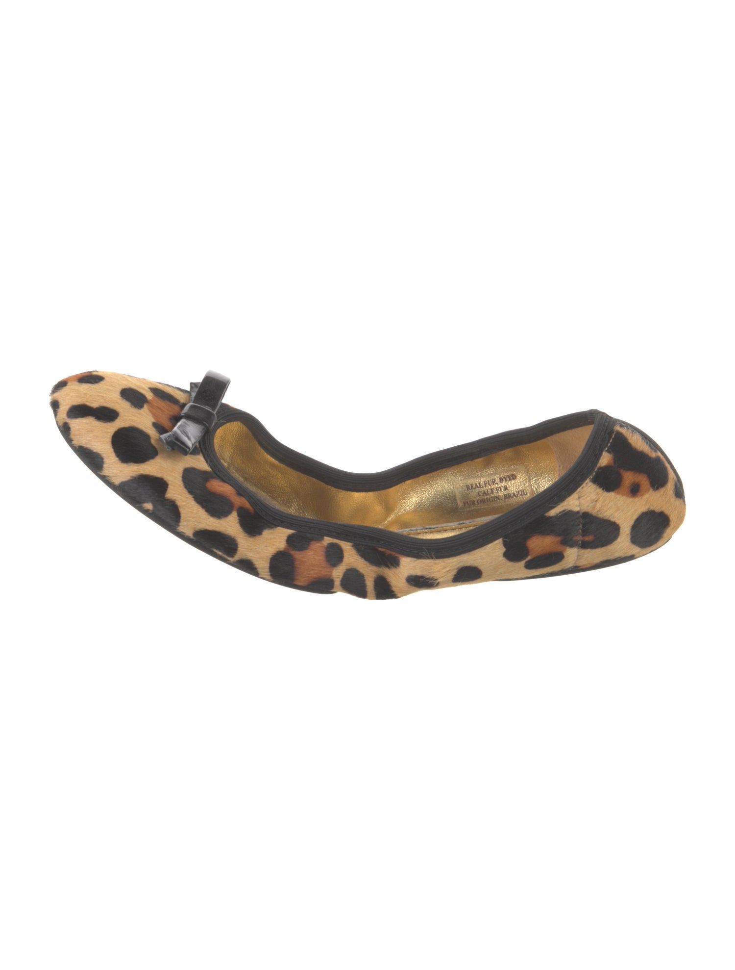 Kate Spade New York Ponyhair Animal Print Ballet Flats