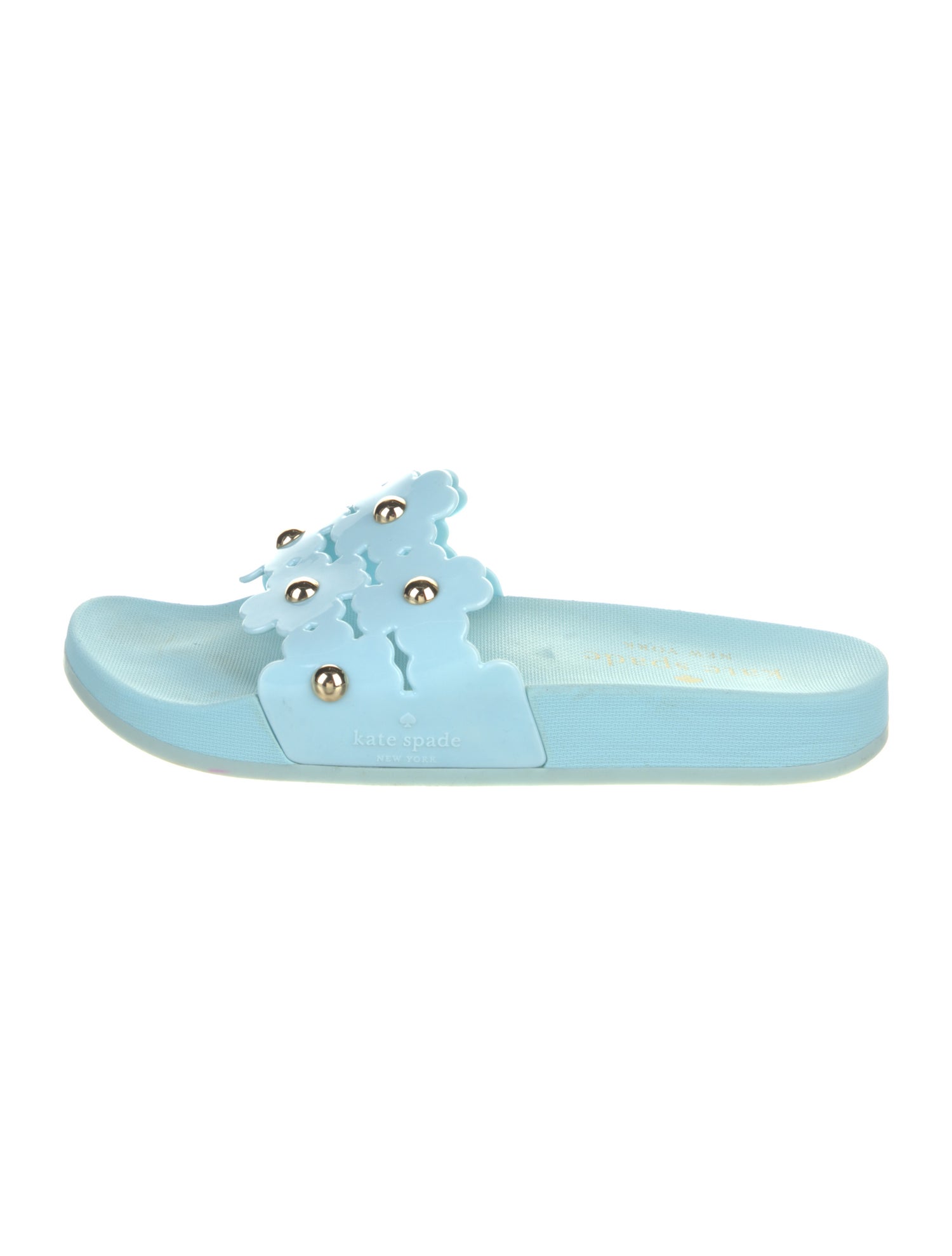 Kate Spade New York Rubber Studded Accents Slides