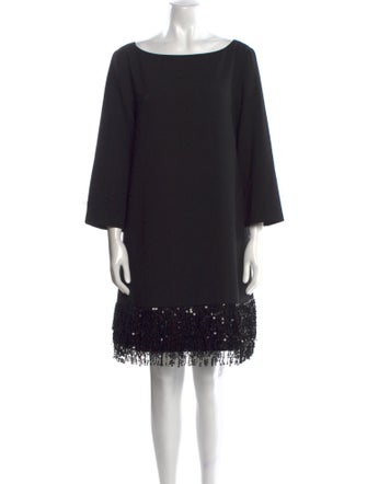 Kate Spade New York Bateau Neckline Mini Dress