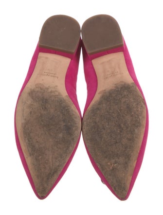 Kate Spade New York Suede Crystal Embellishments Ballet Flats