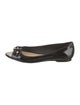 Kate Spade New York Patent Leather Crystal Embellishments Flats