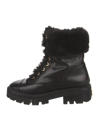 Kate Spade New York Leather Combat Boots