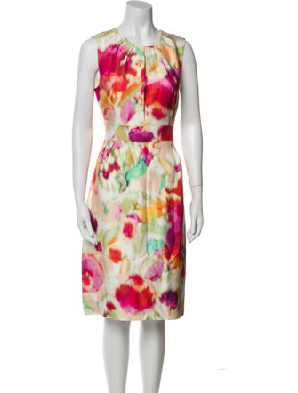 Kate Spade New York Printed Midi Length Dress