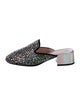 Kate Spade New York Suede Crystal Embellishments Mules