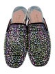 Kate Spade New York Suede Crystal Embellishments Mules