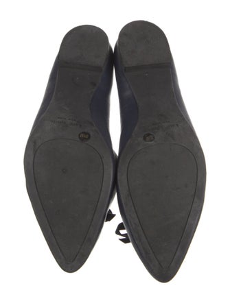 Kate Spade New York Leather Bow Accents Ballet Flats