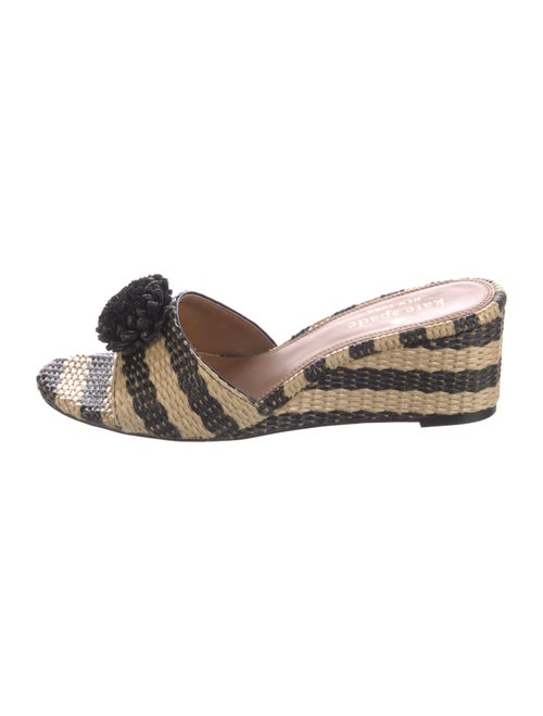 Kate Spade New York Straw Animal Print Espadrilles