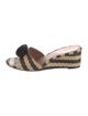 Kate Spade New York Straw Animal Print Espadrilles