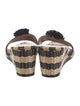 Kate Spade New York Straw Animal Print Espadrilles