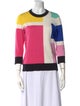 Kate Spade New York Printed Crew Neck Sweater