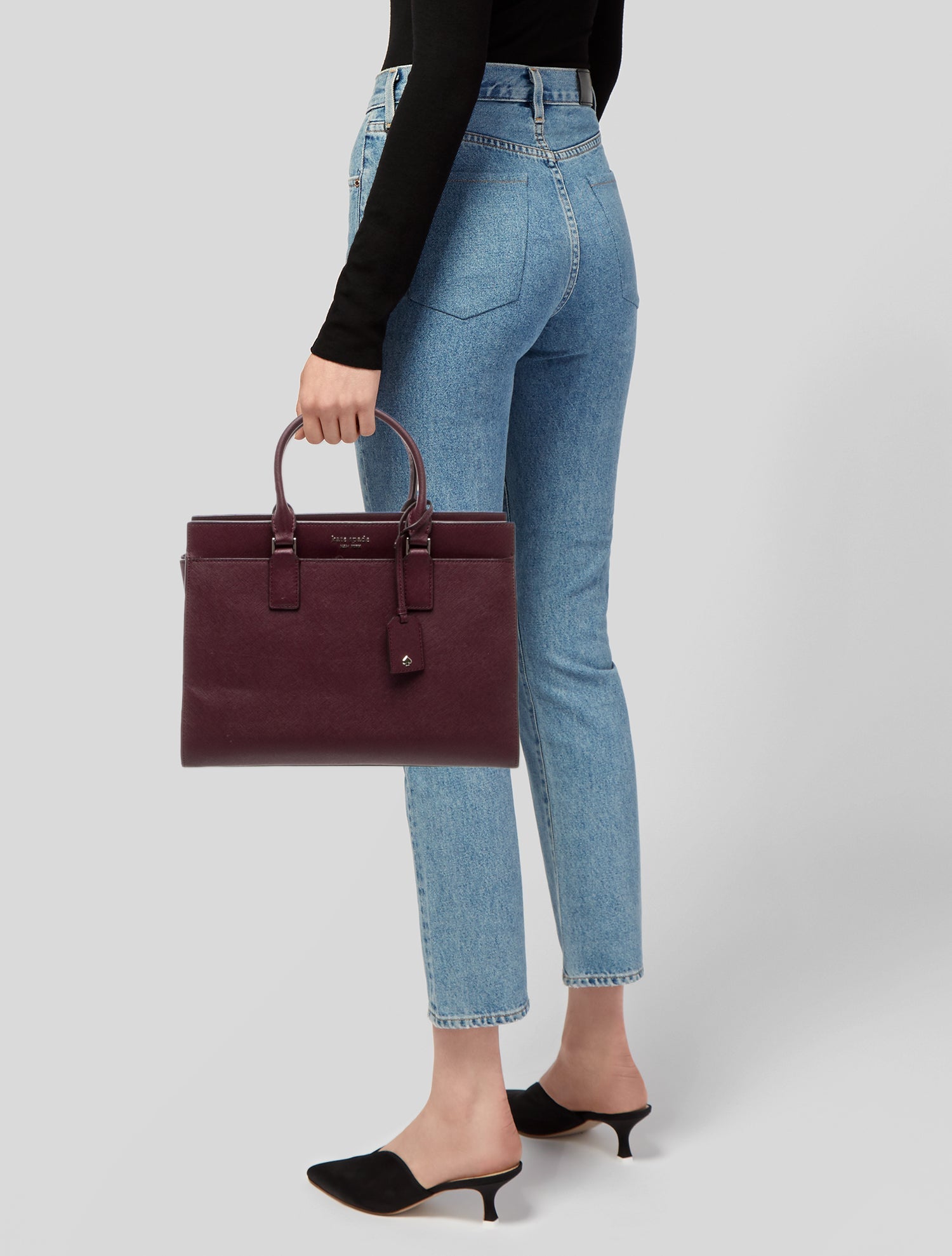 Kate Spade New York Saffiano Leather Top Handle Bag