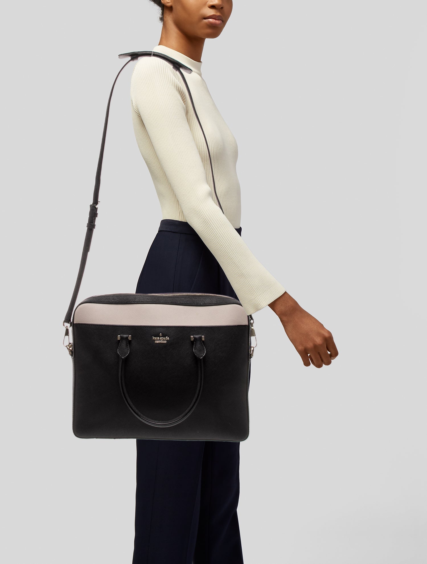 Kate Spade New York Saffiano Leather Top Handle Bag