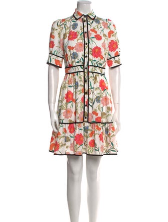 Kate Spade New York Floral Print Mini Dress