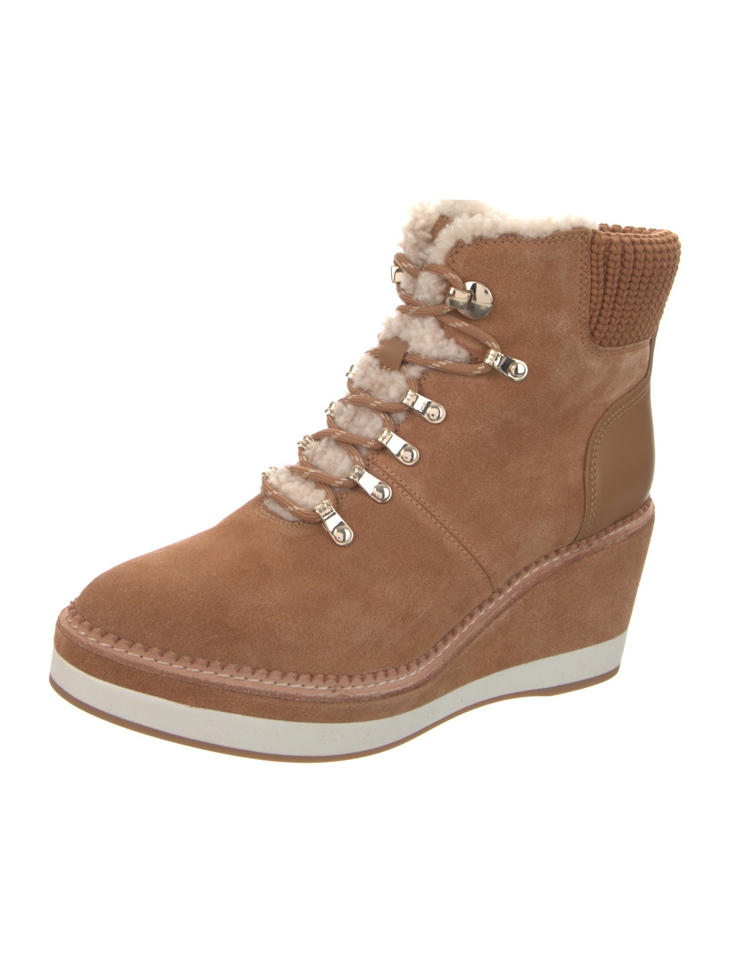 Kate Spade New York Suede Lace-Up Boots