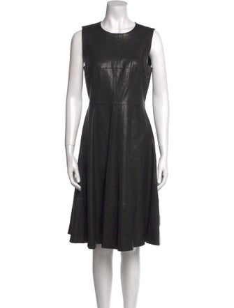 Kate Spade New York Leather Knee-Length Dress