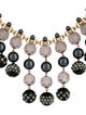 Kate Spade New York Faux Pearl & Crystal, Resin Collar Necklace