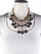 Kate Spade New York Faux Pearl & Crystal, Resin Collar Necklace