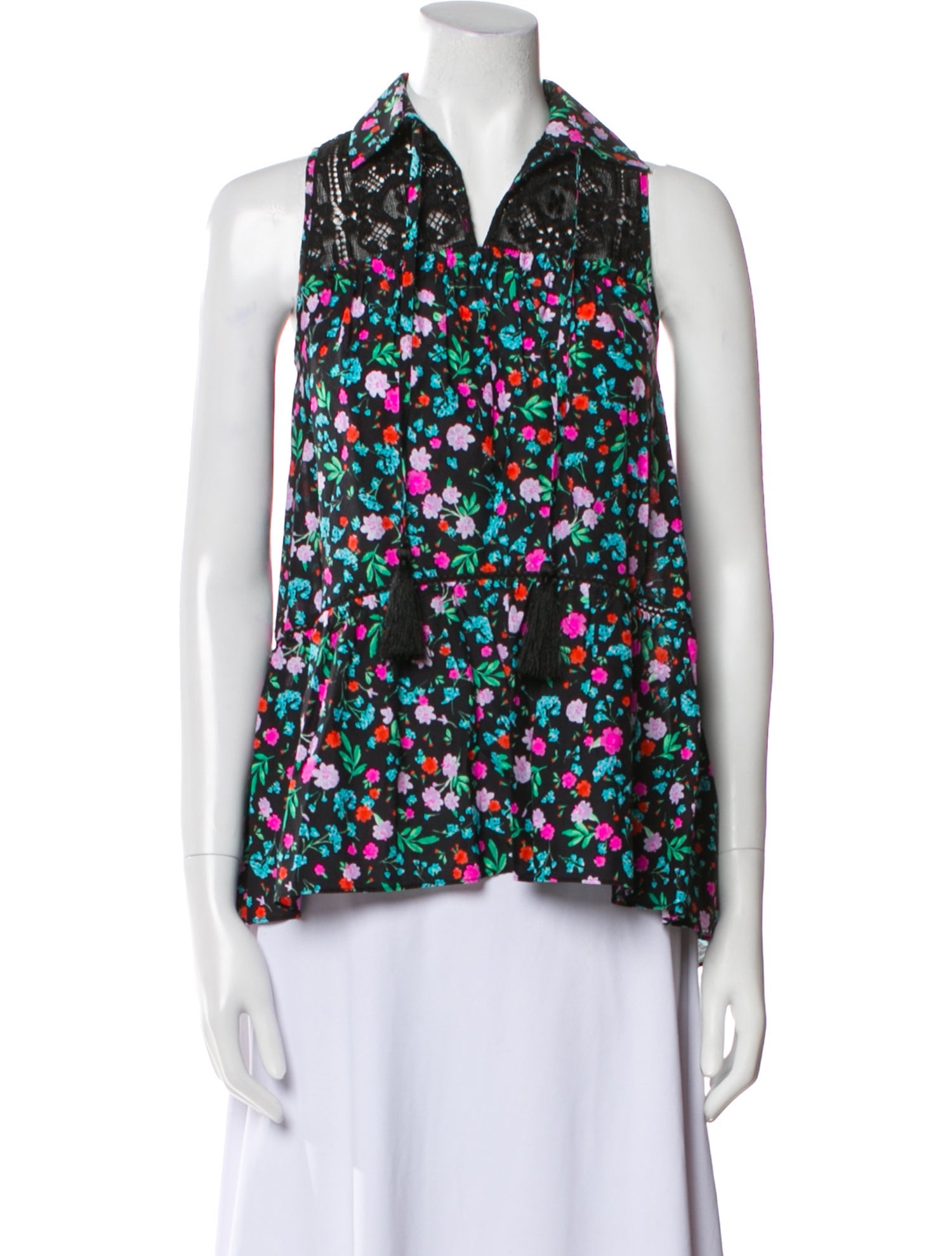 Kate Spade New York Floral Print V-Neck Sweater w/ Tags