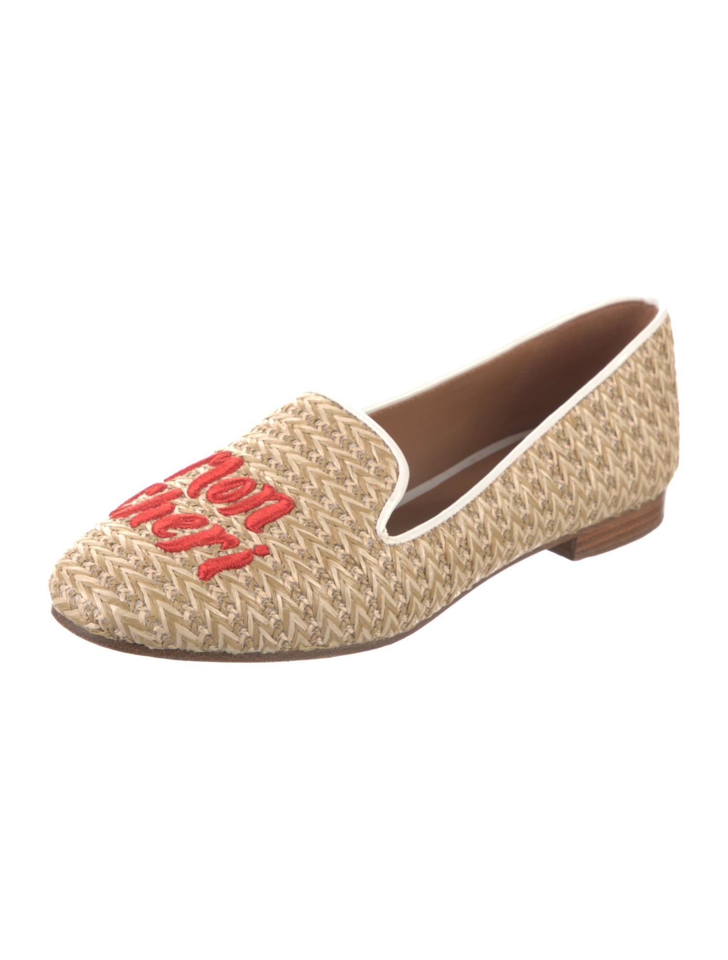 Kate Spade New York Raffia Animal Print Loafers