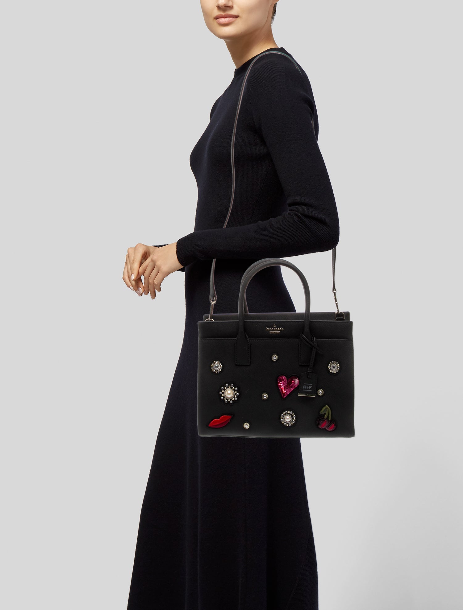 Kate Spade New York Saffiano Leather Top Handle Bag