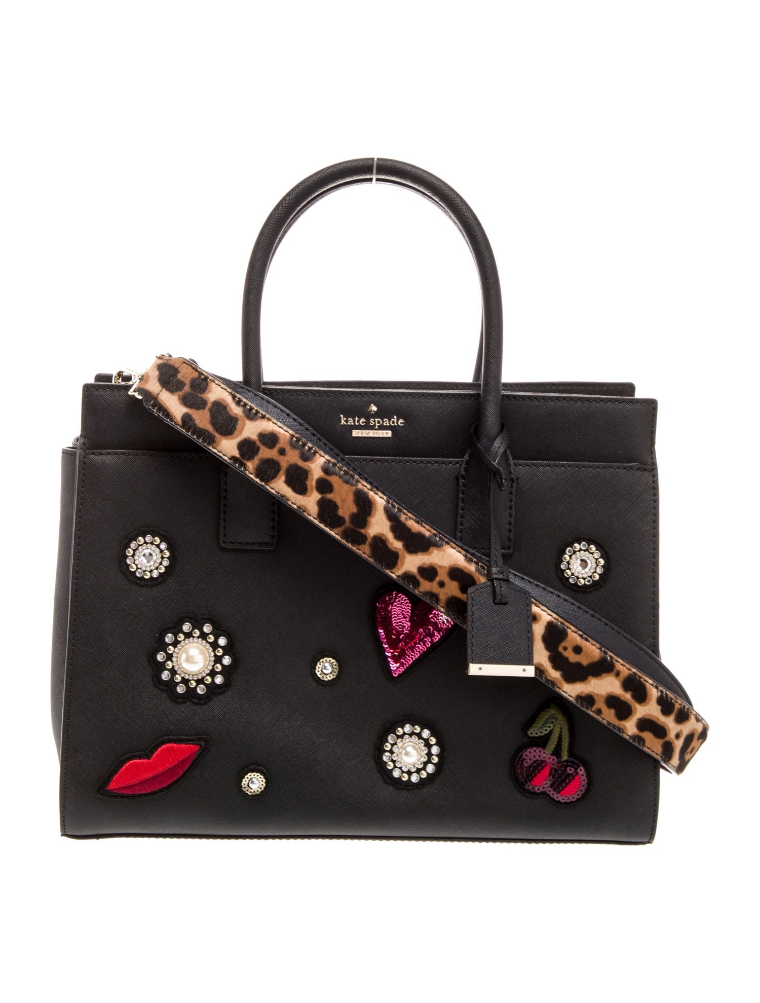 Kate Spade New York Saffiano Leather Top Handle Bag