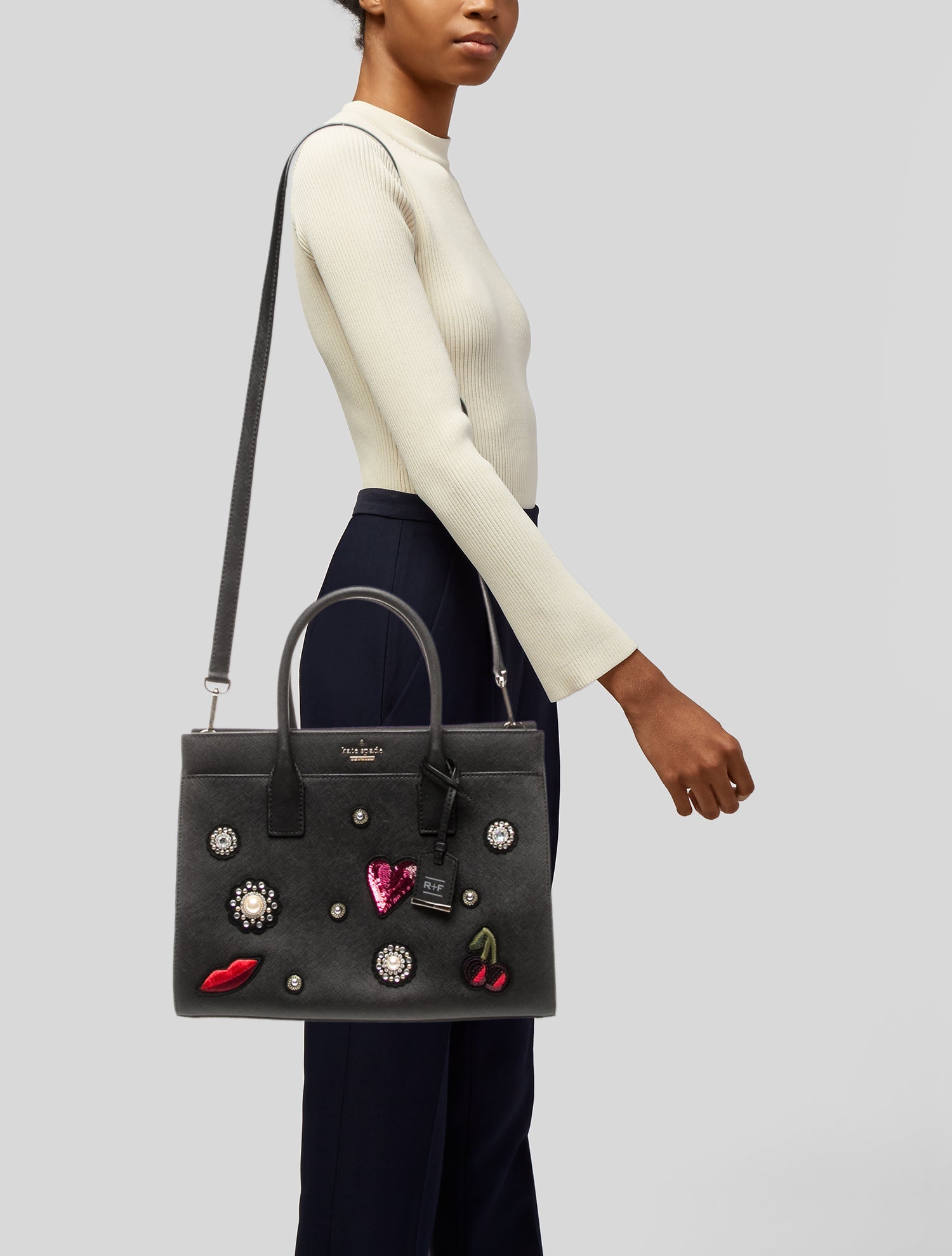 Kate Spade New York Saffiano Leather Top Handle Bag