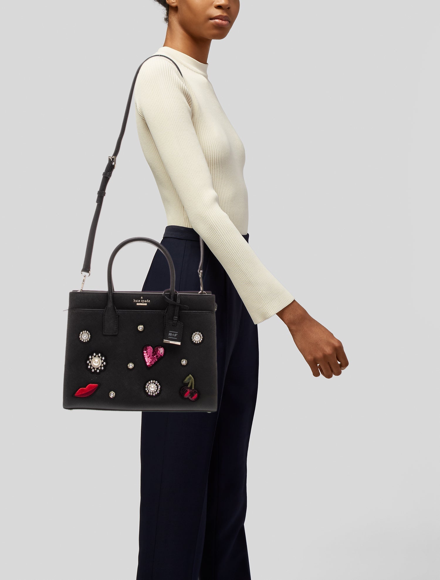 Kate Spade New York Saffiano Leather Top Handle Bag