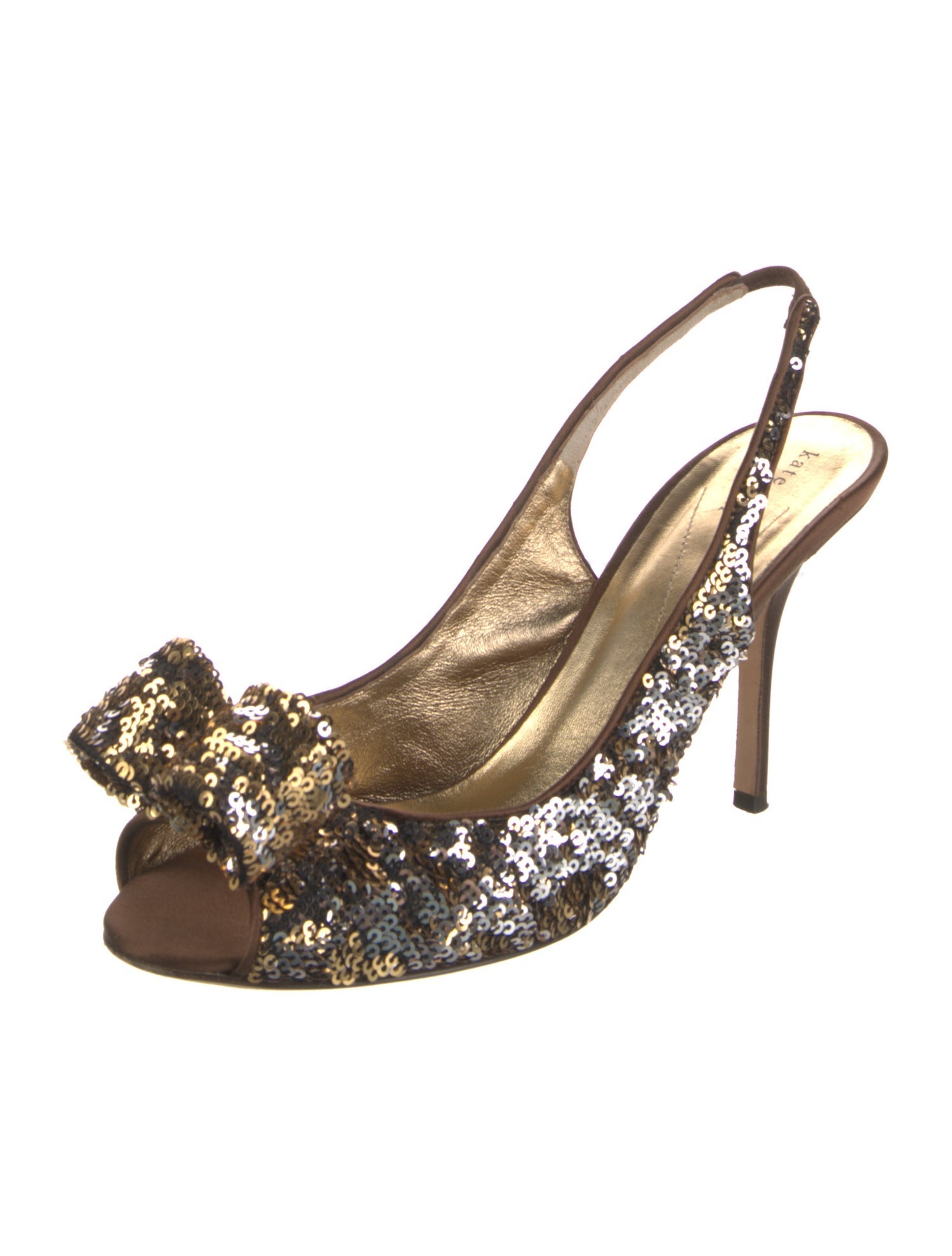 Kate Spade New York Sequins Glitter Accents Slingback Pumps