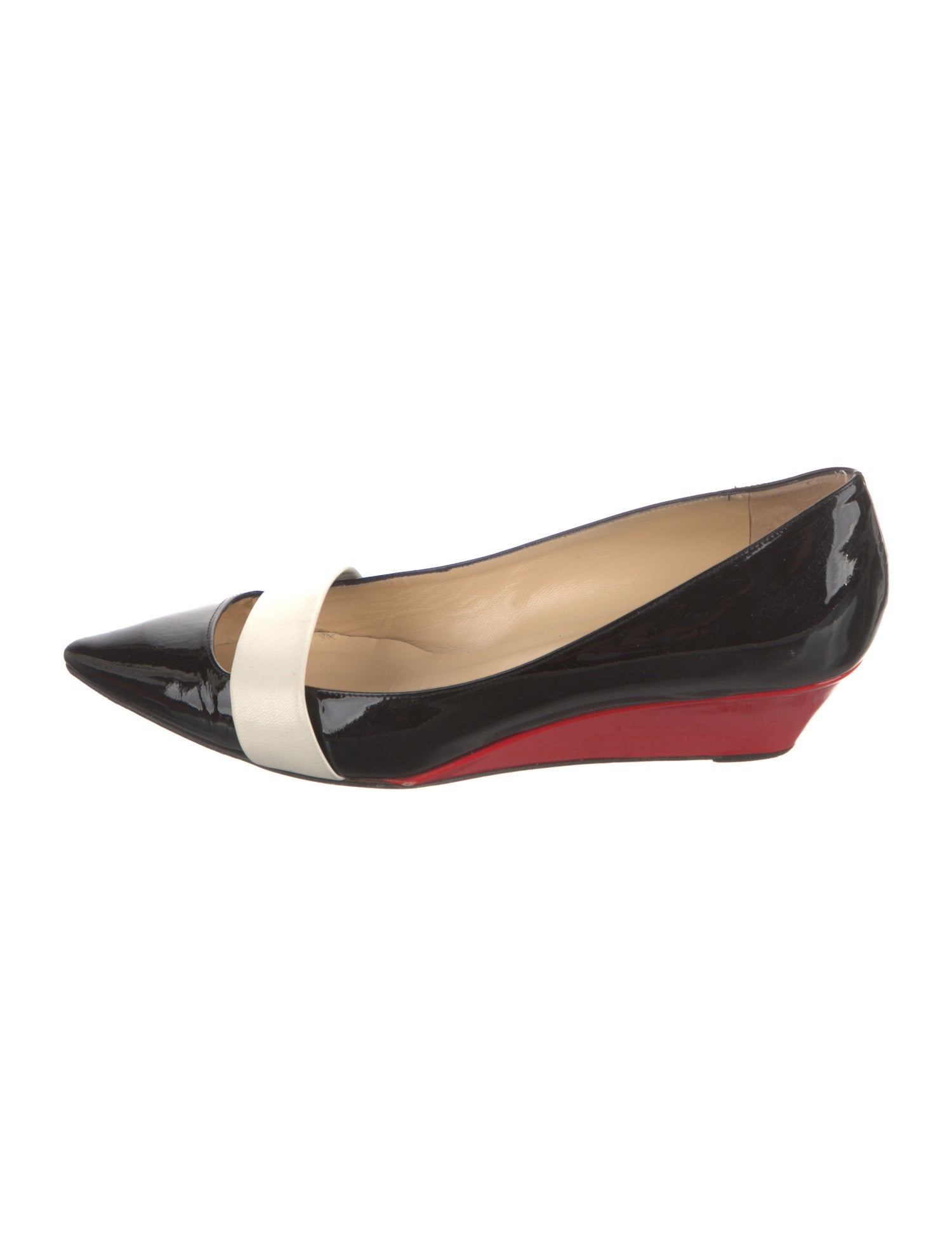 Kate Spade New York Patent Leather Colorblock Pattern Pumps