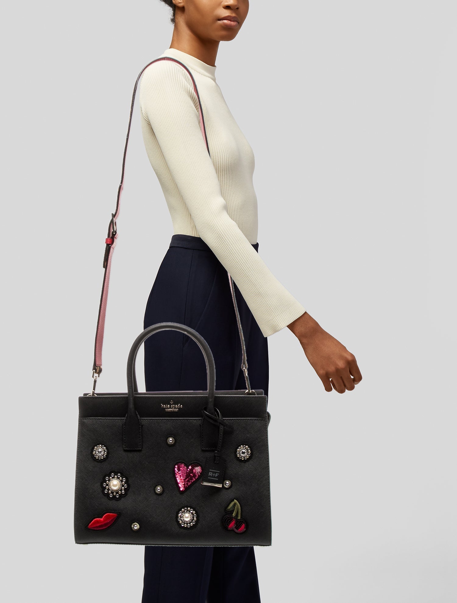 Kate Spade New York Saffiano Leather Top Handle Bag