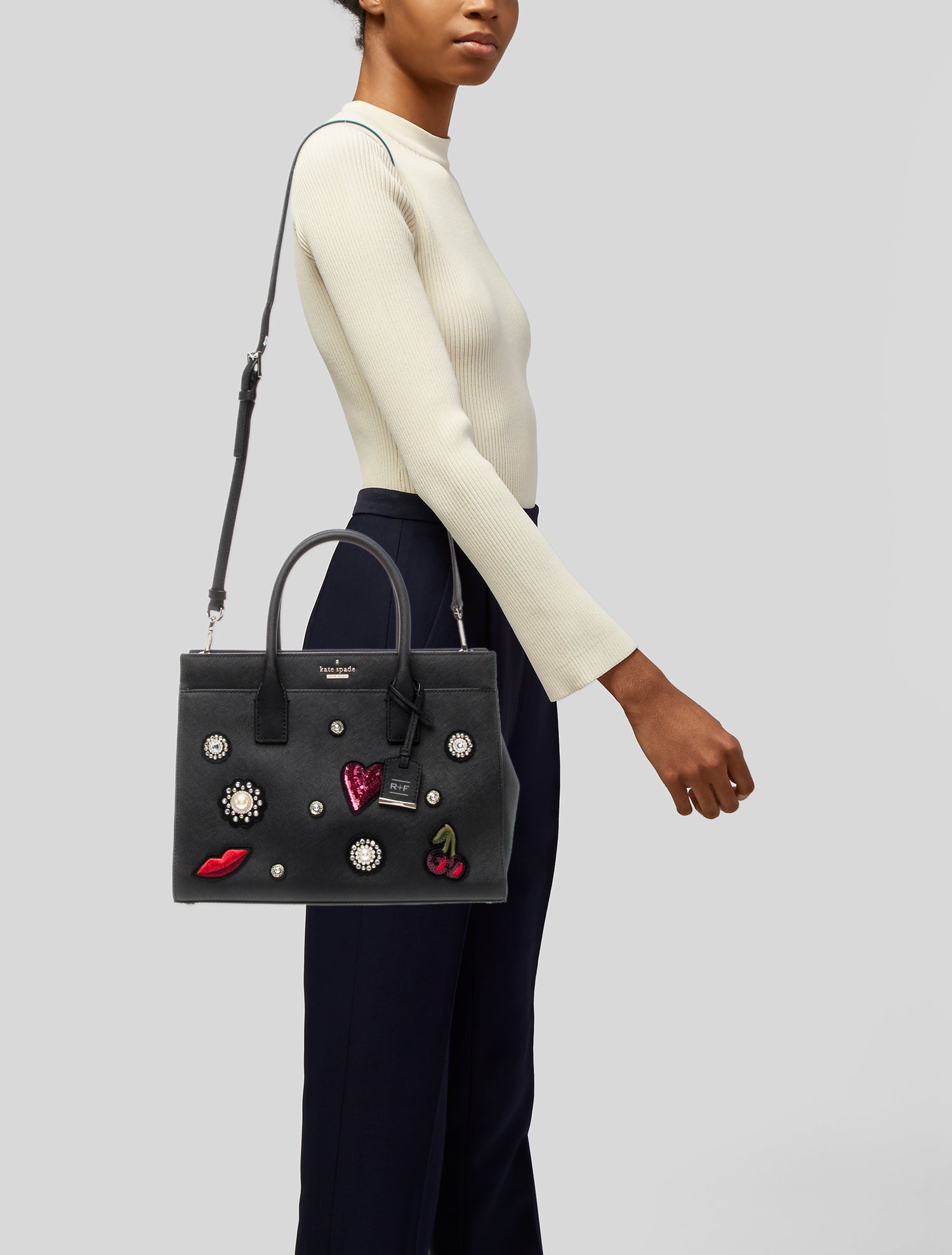 Kate Spade New York Saffiano Leather Top Handle Bag
