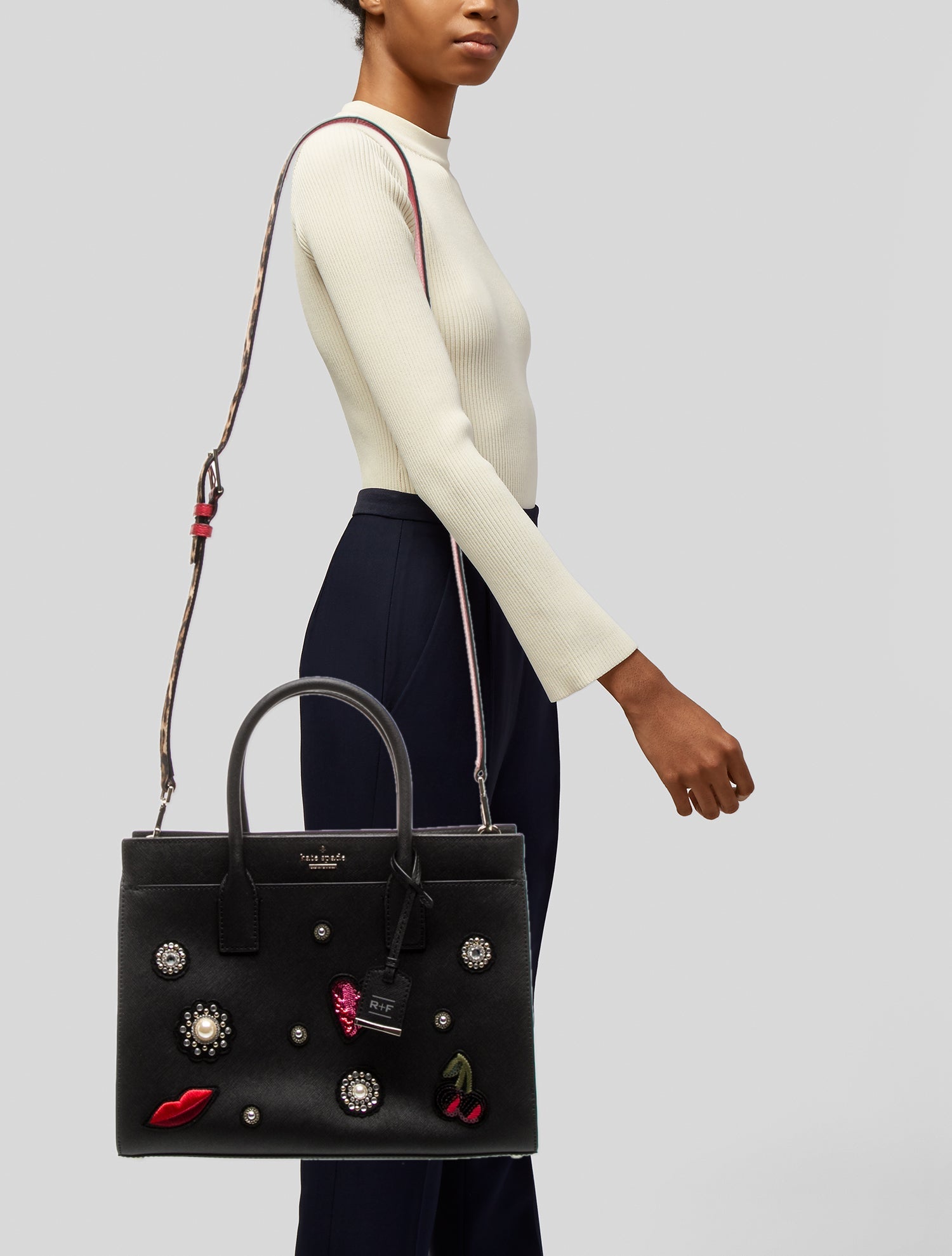 Kate Spade New York Saffiano Leather Top Handle Bag