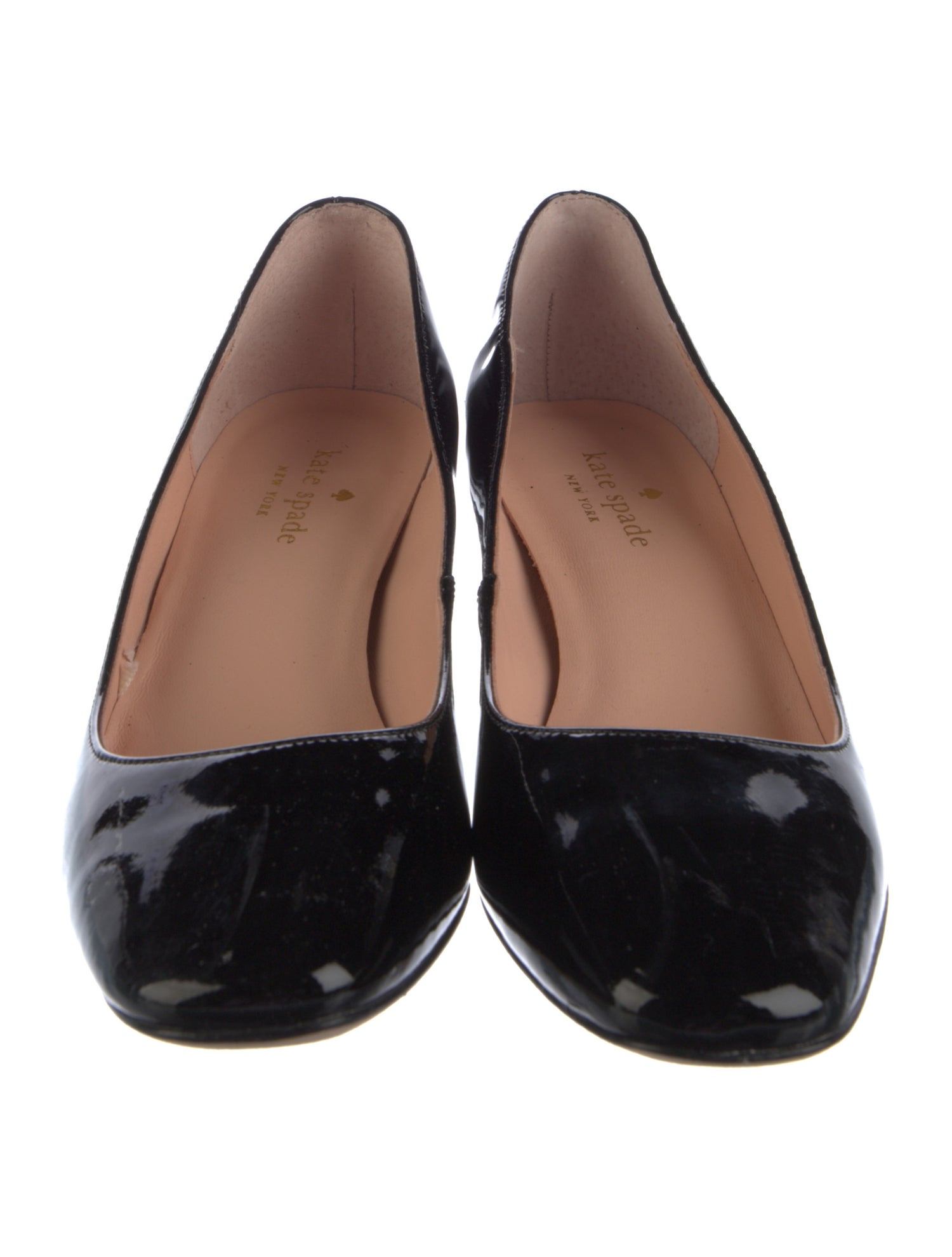 Kate Spade New York Patent Leather Glitter Accents Pumps