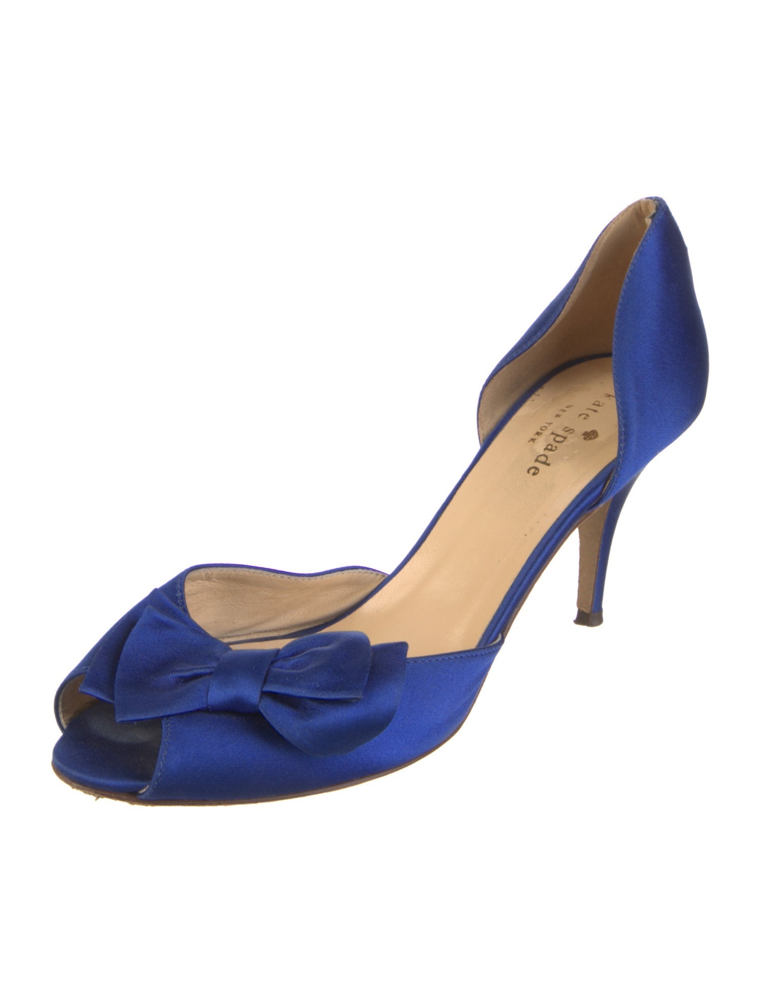 Kate Spade New York Satin Bow Accents D'Orsay Pumps