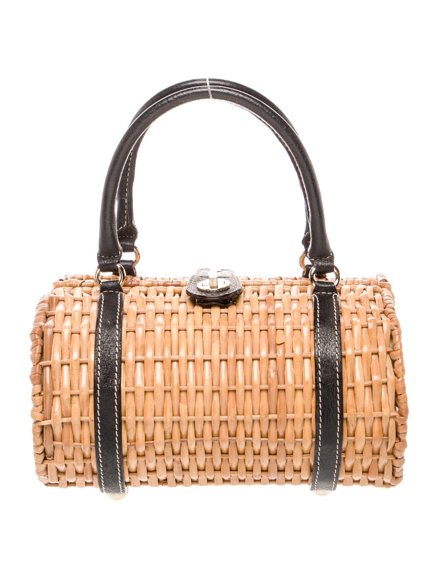 Kate Spade New York Wicker Top Handle Bag