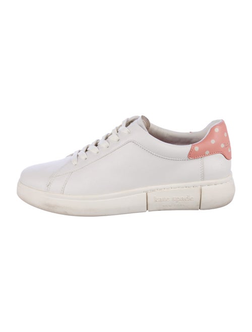 Kate Spade New York Leather Cutout Accent Sneakers